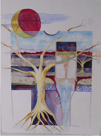 Peggy Neuman's Red Moon Rising